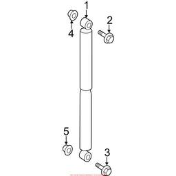 Mercedes Suspension Stabilizer Bar Link Bolt - Rear 6709900304